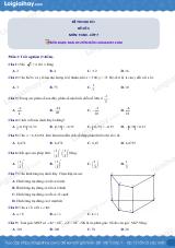 Đề thi học kì 1 Toán 7 - Đề số 3 - Cánh diều